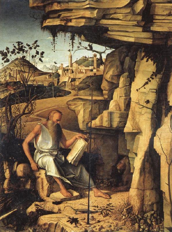 Giovanni Bellini St.Jerome in the Desert china oil painting image